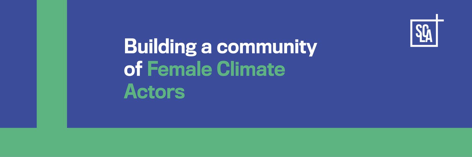 She Leads Climate Action banner