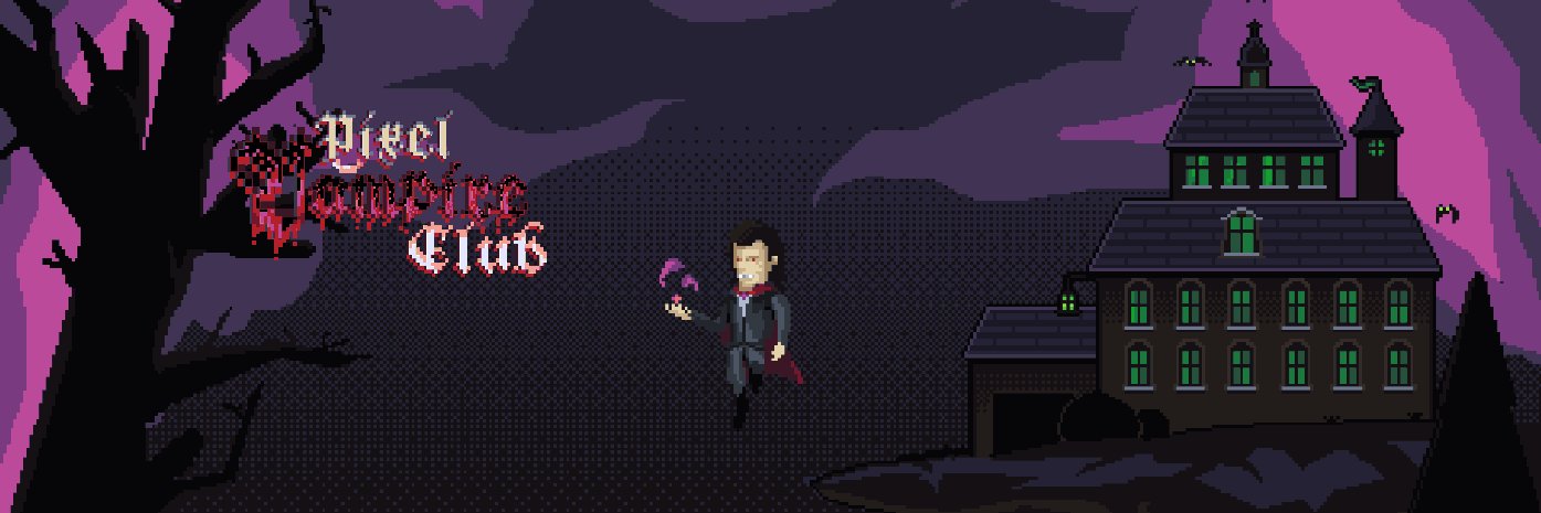 Pixel Vampire Club banner