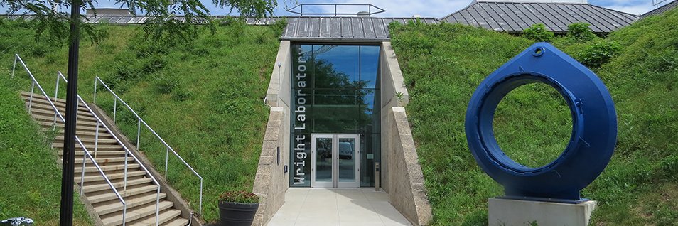 Yale Wright Laboratory's banner