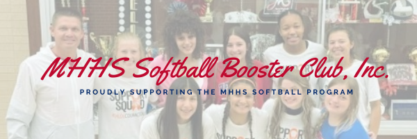 MHHS Softball Booster Club banner