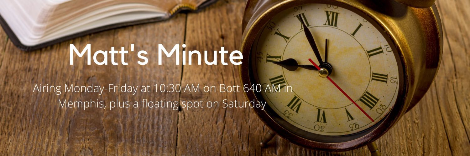 Matt’s Minute banner