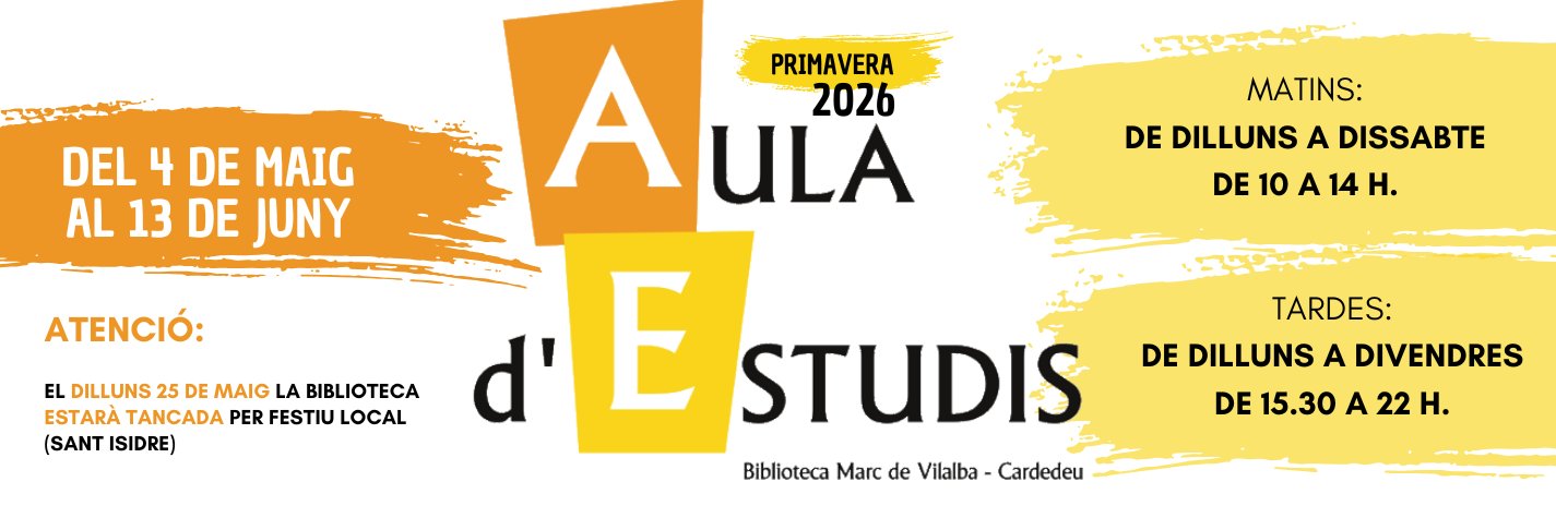 Biblioteca Cardedeu banner