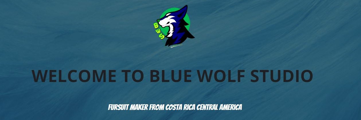 Blue Wolf Studio Fursuit banner