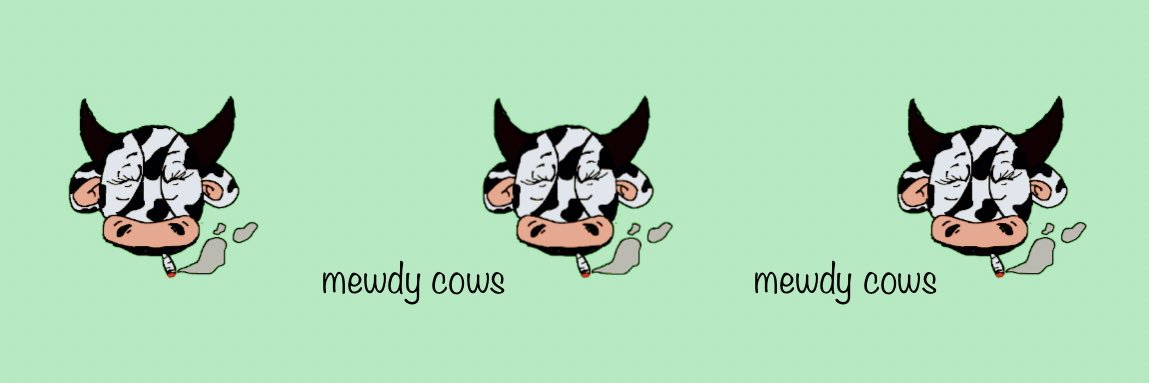 MewdyCow's profile banner image