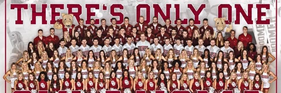 The OU Cheer Squad banner