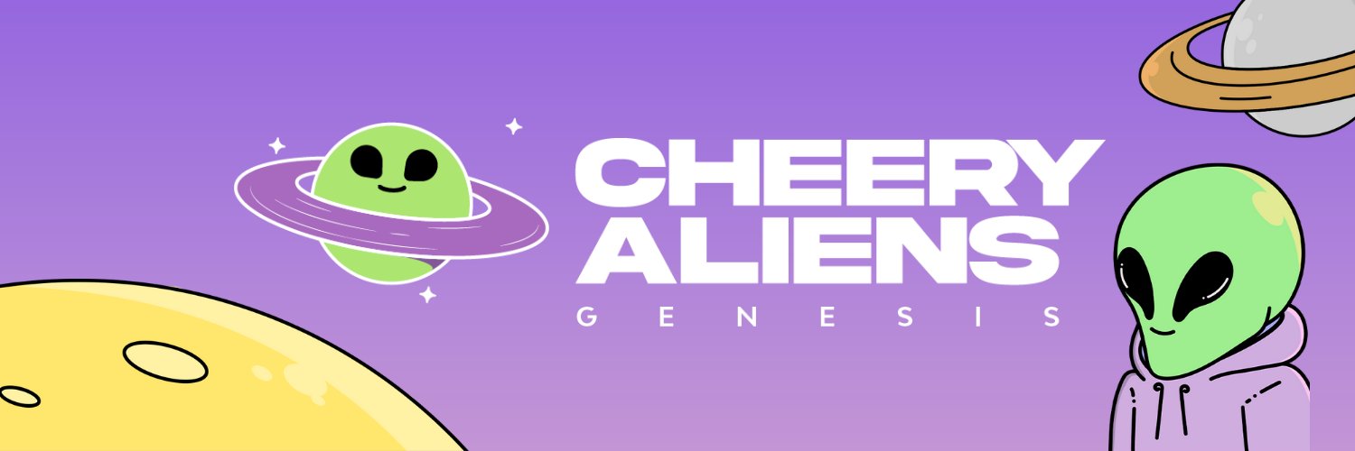 Cheery Aliens Genesis banner