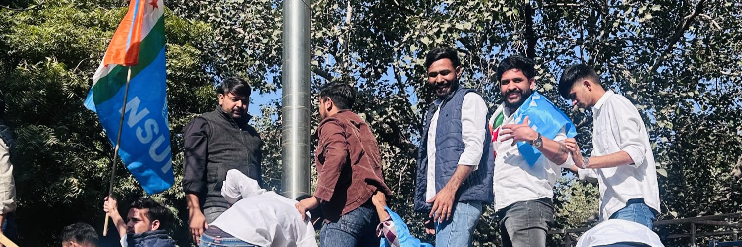 manish swami NSUI banner