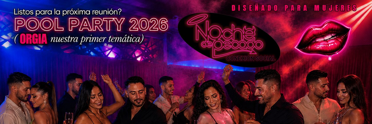 Club swinger y Red Social privada NOCHE DE PECADO banner