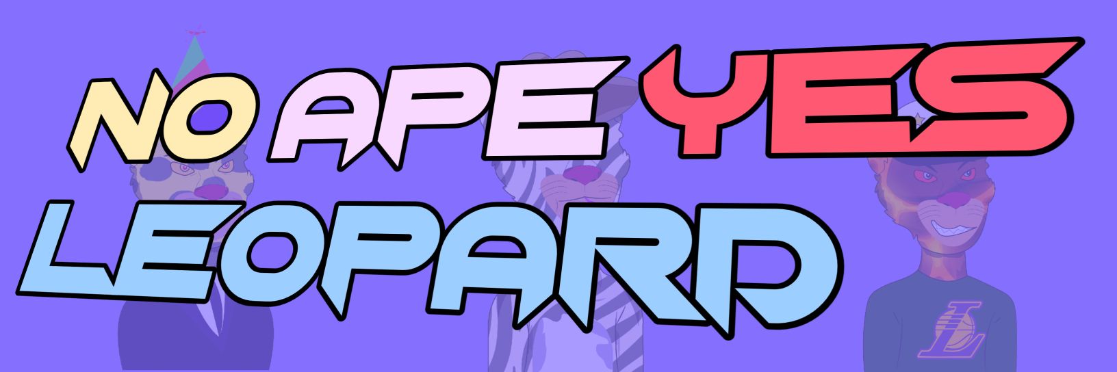 No Ape Yes Leopard banner