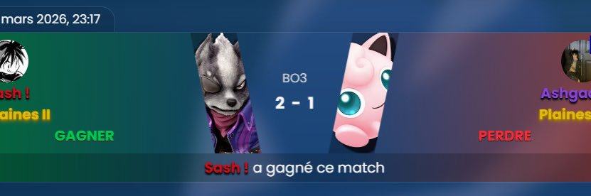 Sash ! 2-1 Ashgaar banner