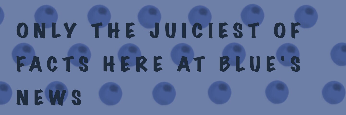 BLUE'S NEWS banner