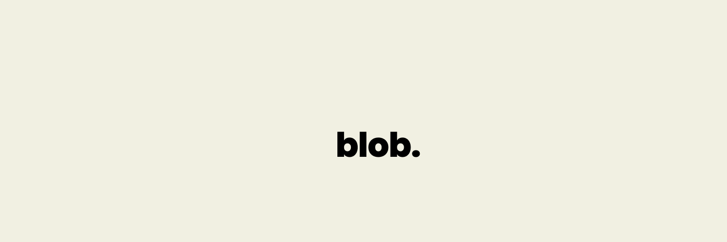 blob. banner