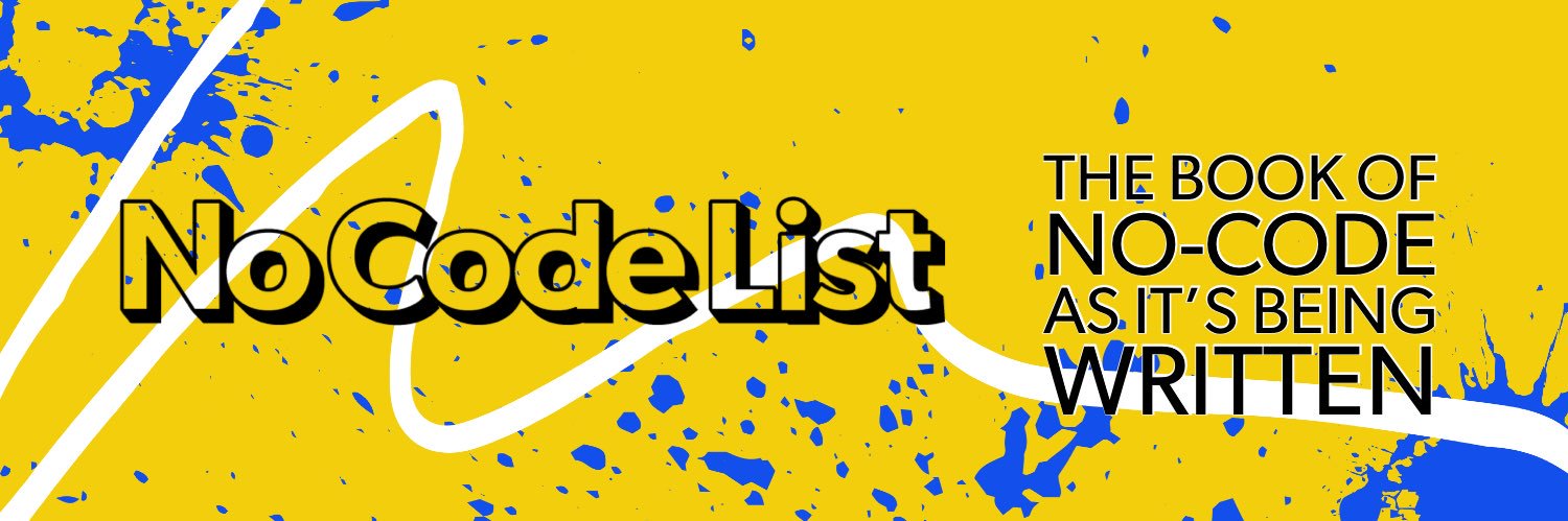 NoCodeList banner