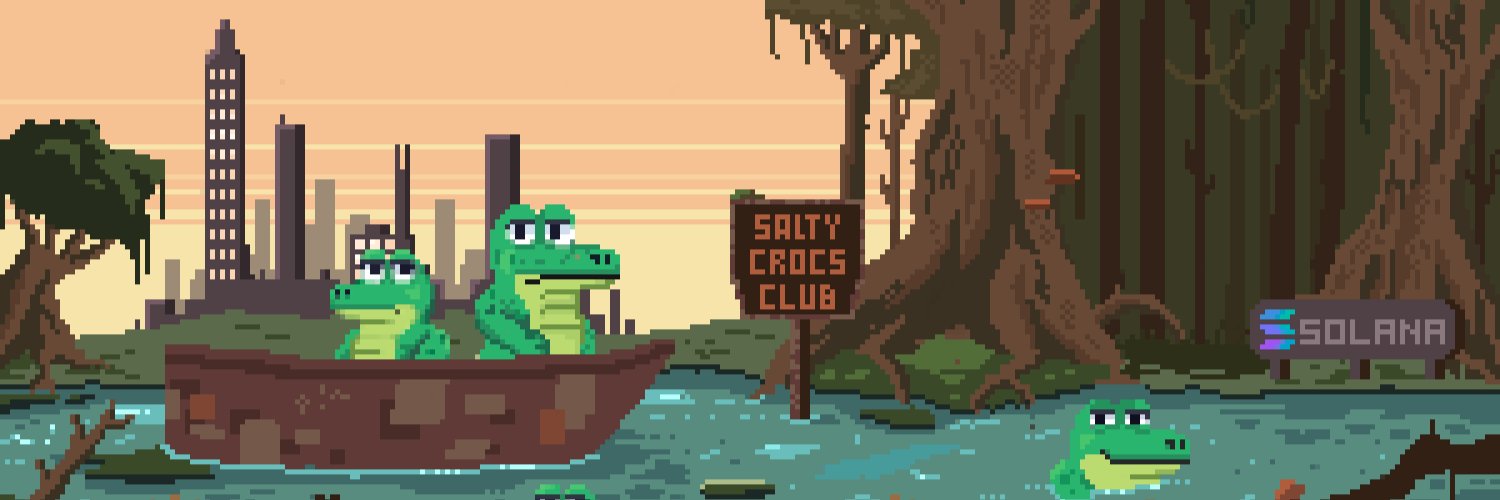 Salty Crocs Club banner