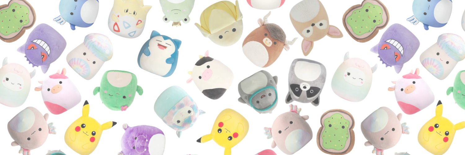 Squishmallows News & Drops banner