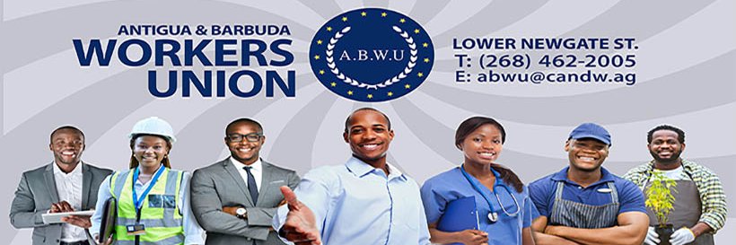 Antigua Barbuda Workers' Union's banner