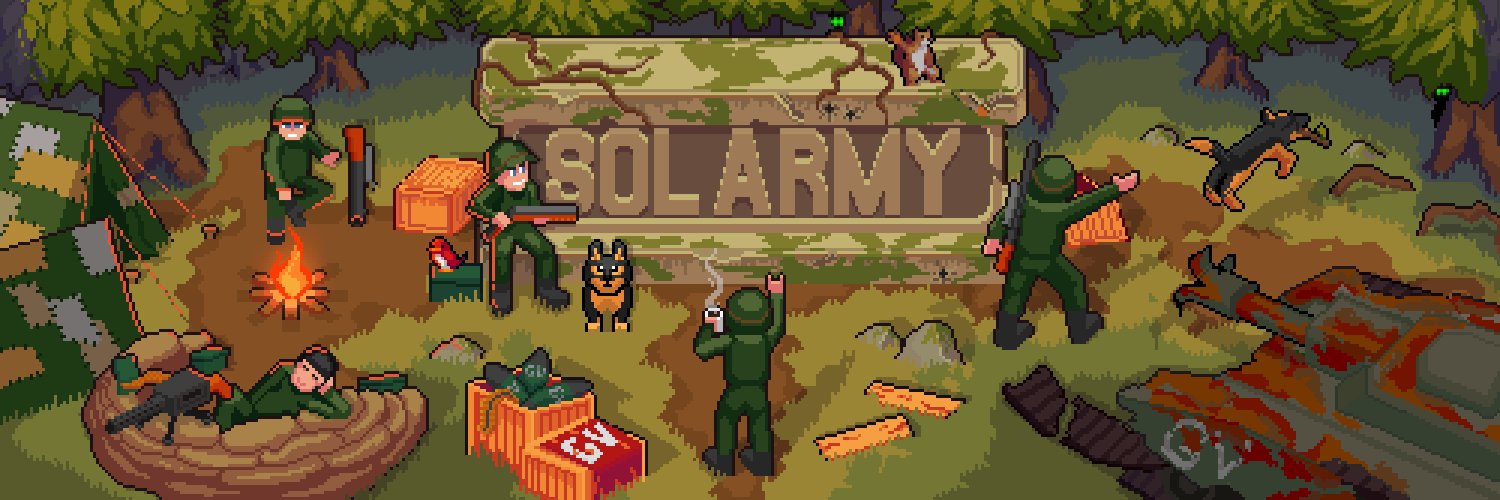 The Sol Army banner