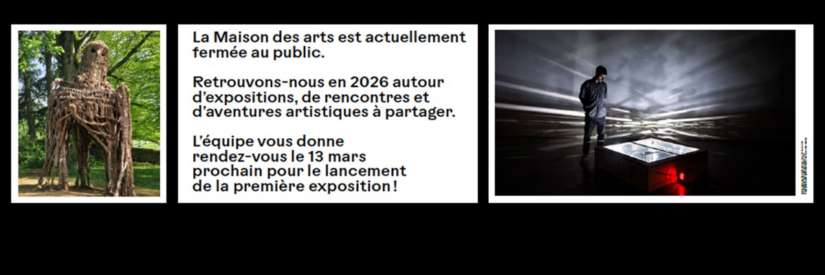 Maison des arts banner