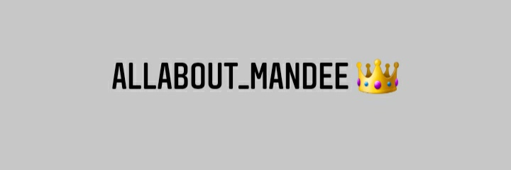 Allabout_mandee's profile banner image