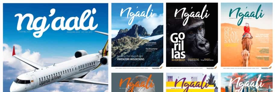 Ng'aali Inflight Magazine banner