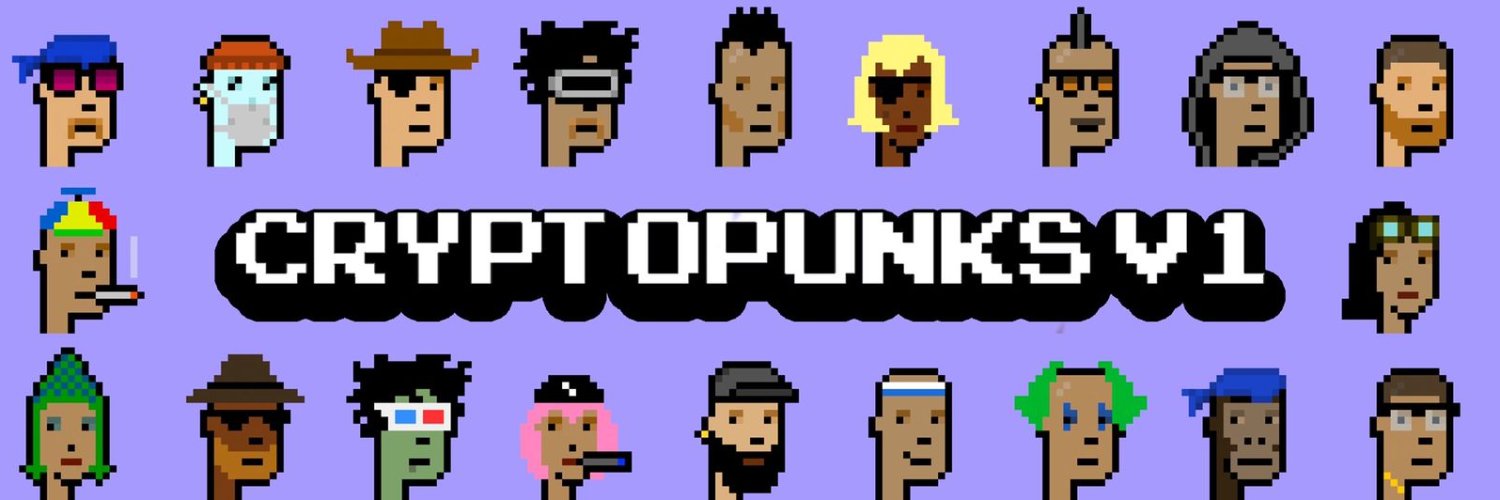 CryptoPunks ᵛ¹'s banner