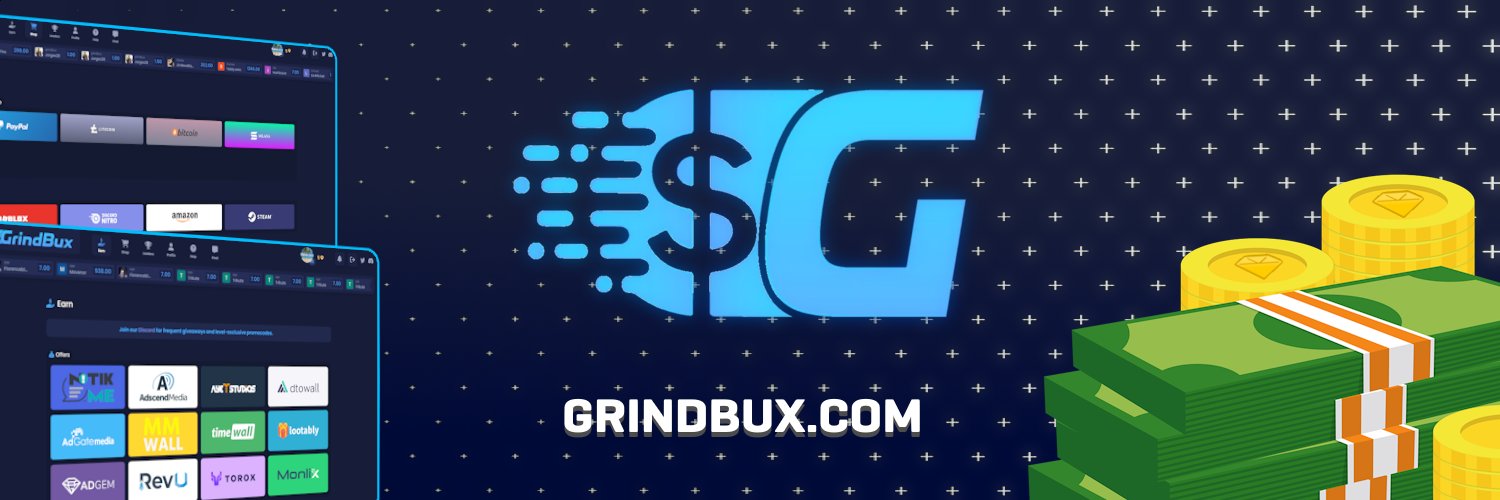 Grindbux.com banner