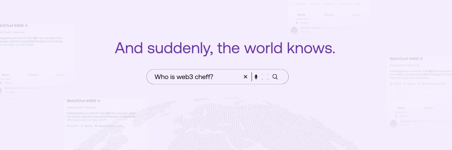 Web3Chef #WID banner