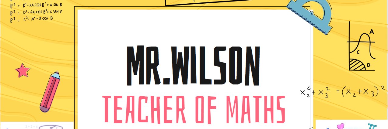 Mr. Wilson banner