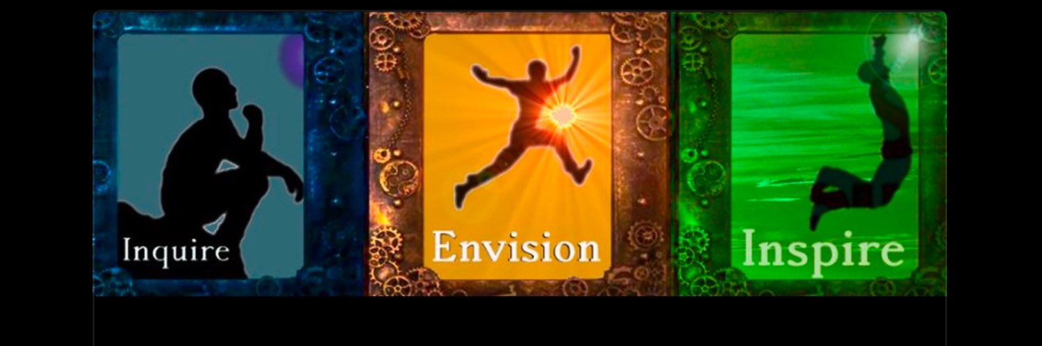 Inquire Envision Inspire 🧐👁️⚡️~~~~ 🇿🇦 banner