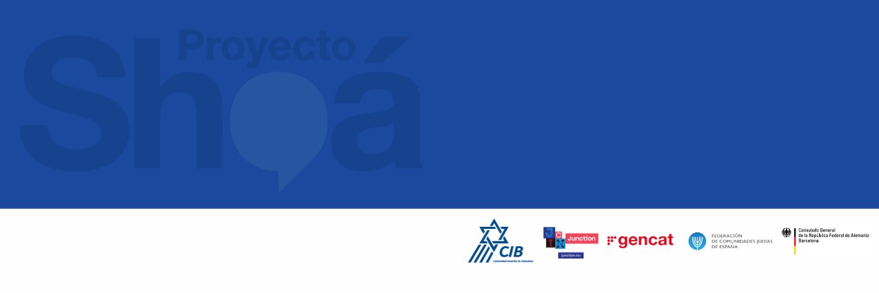 Proyecto Shoá Barcelona banner