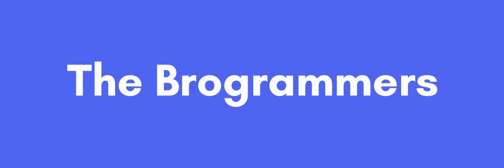 TheBrogrammers0's profile banner image