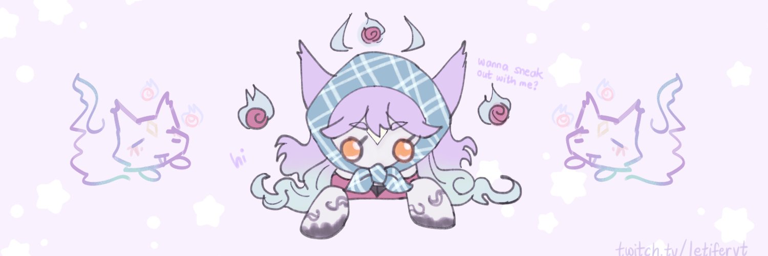 Letifer Yugure 🌫️ Undead Kitsune VT banner
