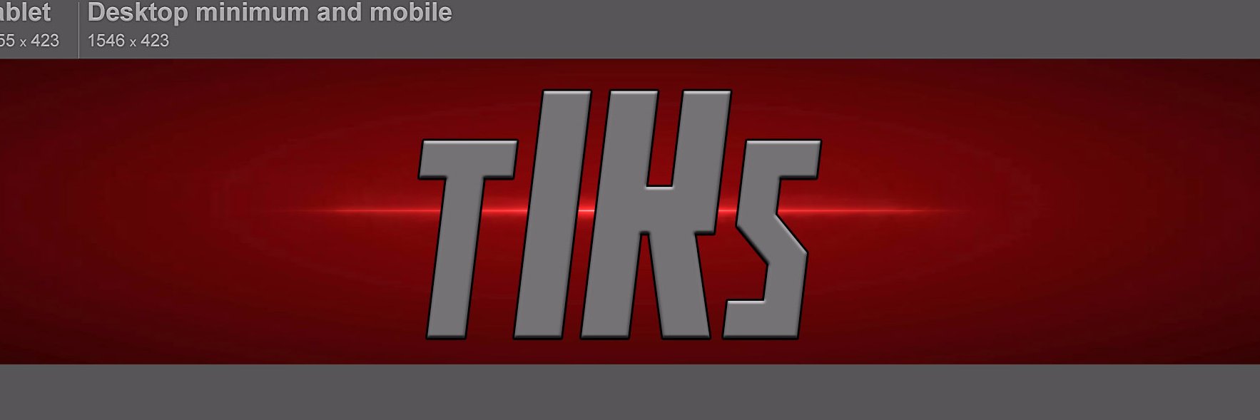 TIKSok's profile banner image