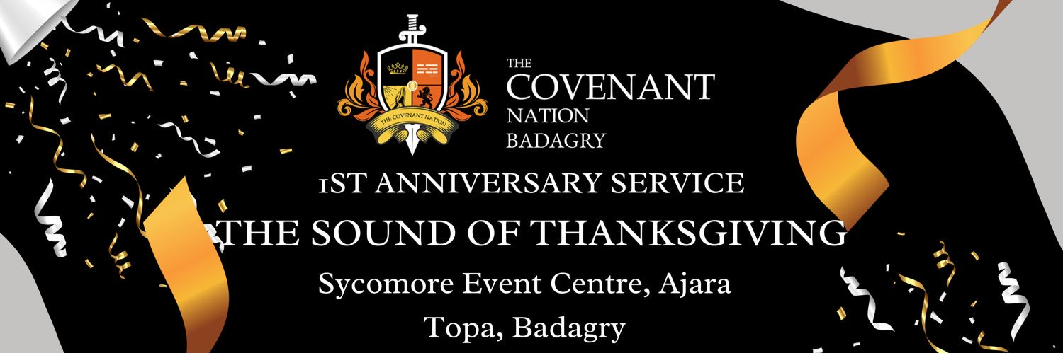 The Covenant Nation Badagry banner