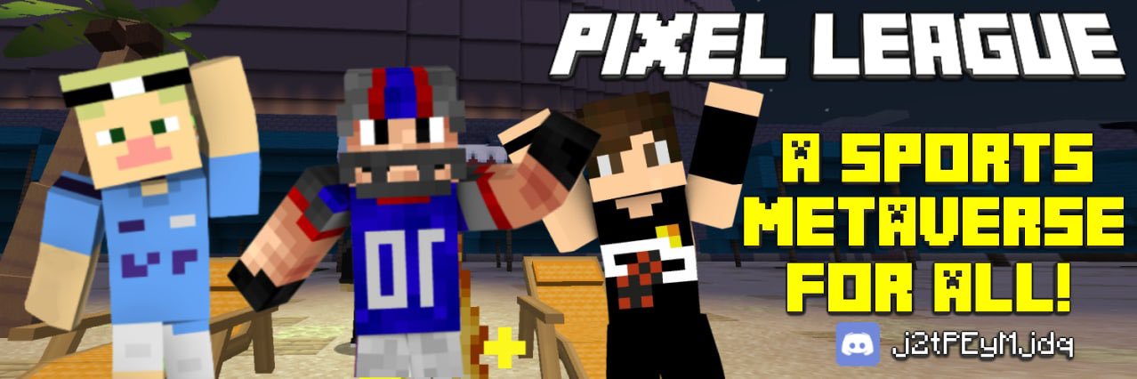 Pixel League ⚽🏀🏈 | Minting NOW banner