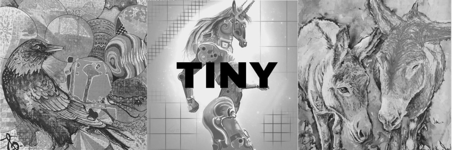 SmileTiny 💙 💛 Tinyartist.eth.tez ☮️ 🎨 🎶 banner