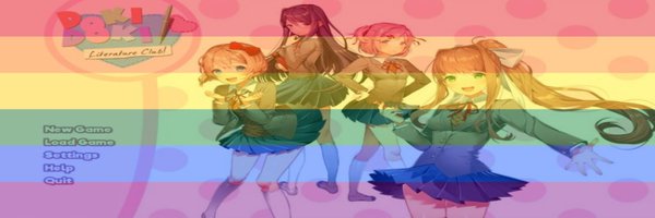 DDLC as random images 🍉 Profile Banner