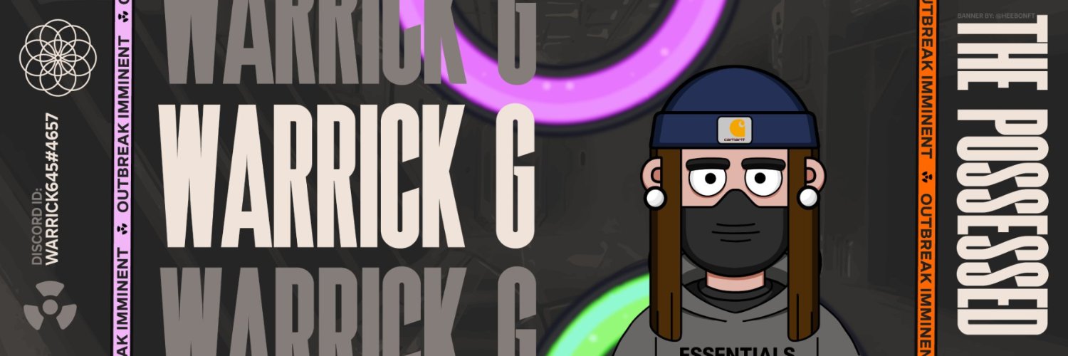 Warrick G🧪❤ banner