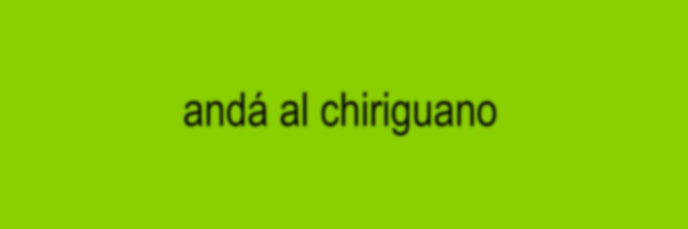 chiruguano banner