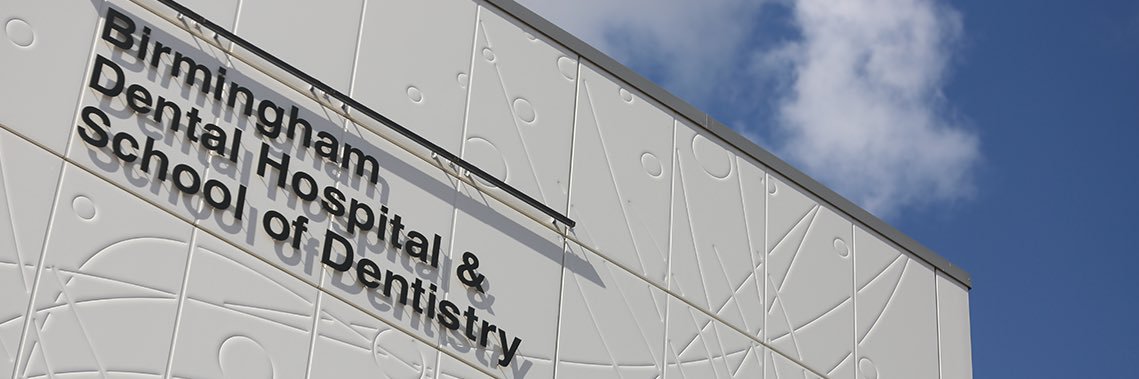 UoB School of Dentistry's banner
