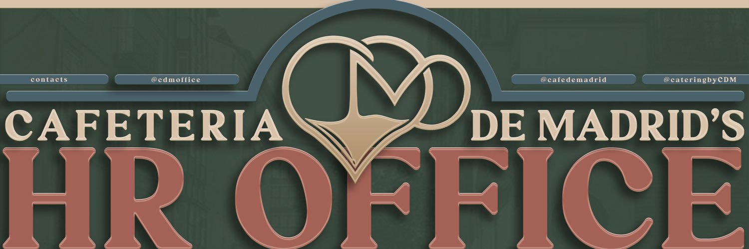 Office of Cafetería de Madrid. banner