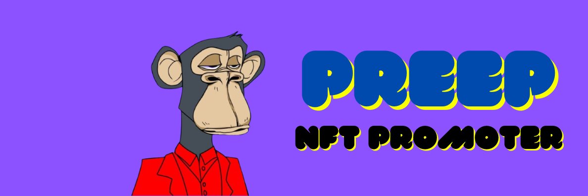 Preep Promoter - NFT banner