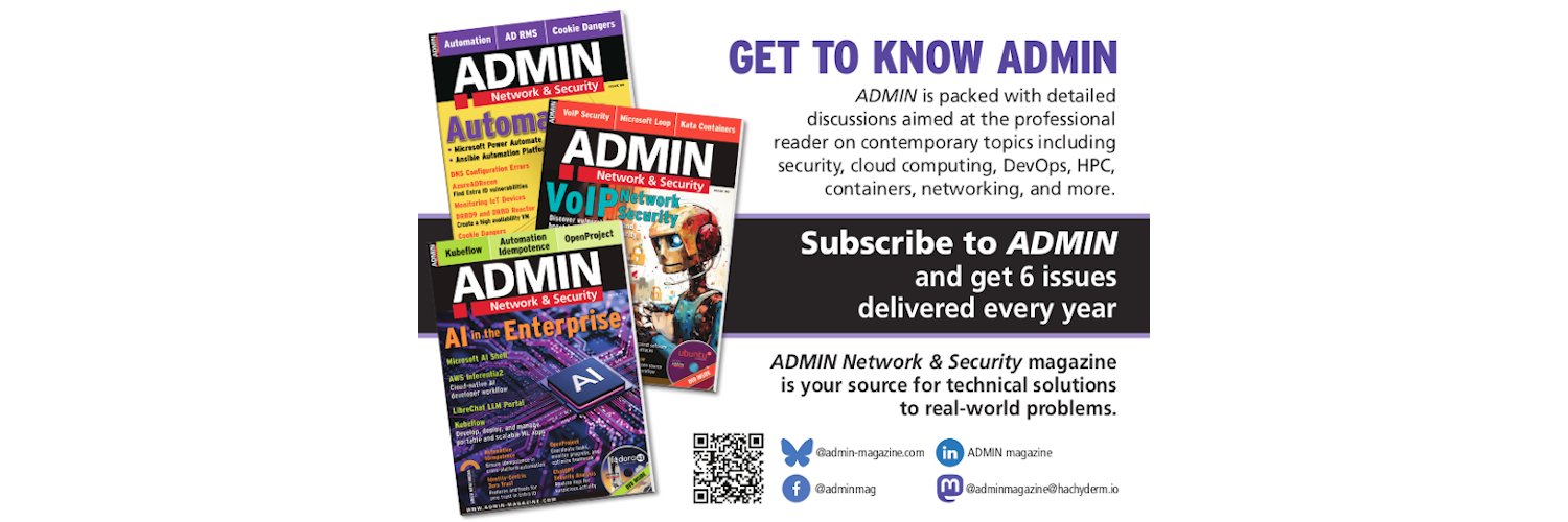 ADMIN Magazine banner