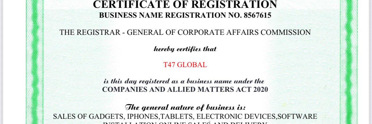 T47 GLOBAL( YOUR GADGETS PLUG)🌏📱💻 banner