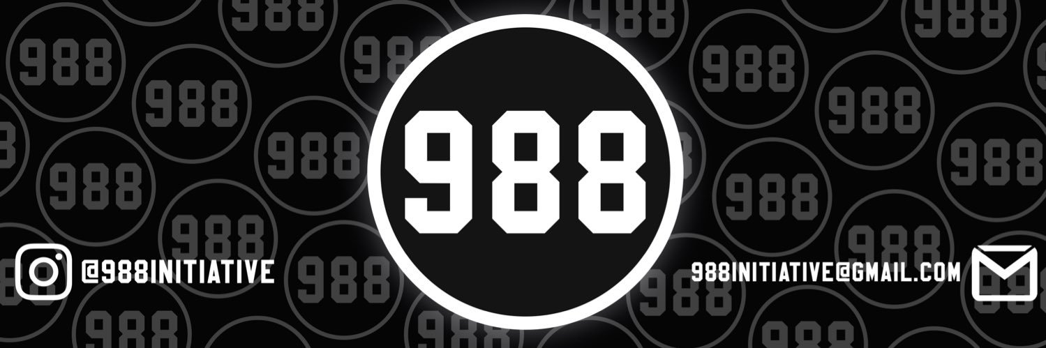 The 988 Initiative banner
