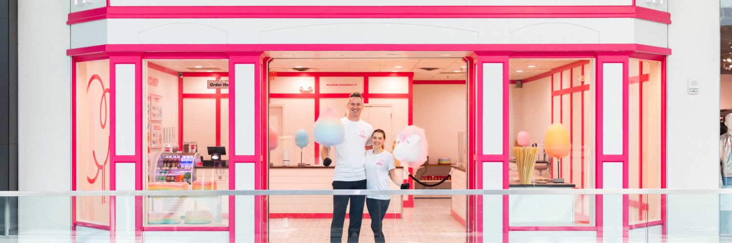 Puffy Cotton Candy banner