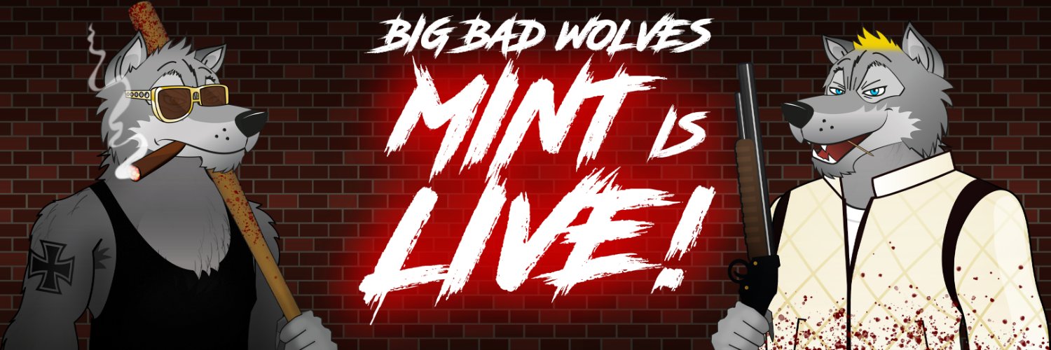 BIG BAD WOLVES Motorcycle Club┆MINT IS LIVE! banner