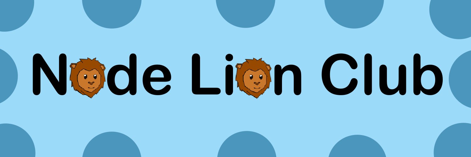 Node Lion Club banner