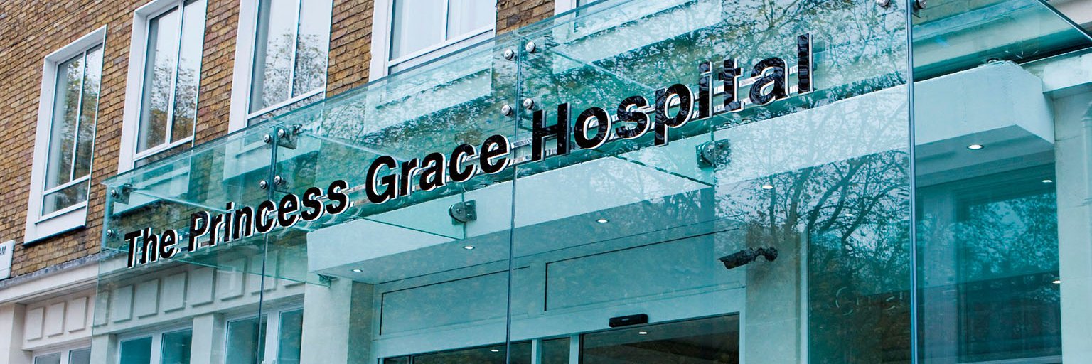 The Princess Grace Hospital banner