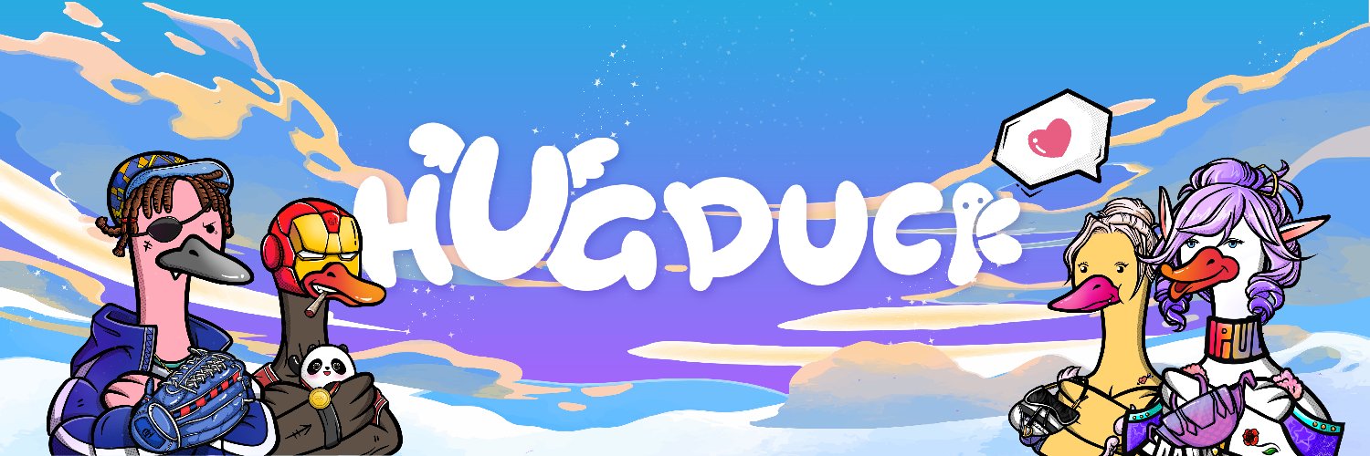 Hug Duck Club banner